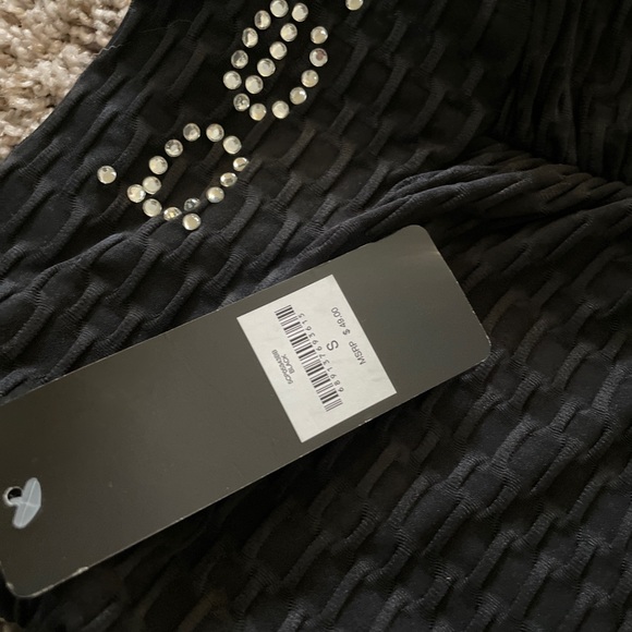 Bebe Rhinestone Honeycomb Textured Leggings Brand new - Picture 7 of 8